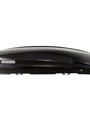 Originální Střešní box Menabo Satellite 550 Black Glossy Duo Crab - objem 550l / oboustranné otevírání / lesklý černý