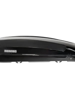 Střešní box Menabo Satellite 600 Black Glossy Duo Crab - objem 600l / oboustranné otevírání / lesklý černý Přímo Od Výrobce