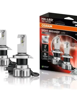 Akční Cena Autožárovky LED diodové Osram Night Breaker Smart H4 12V 21/20W P43t - 2ks / schváleno pro ČR / EU homologace / třetí generace