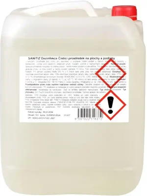 Přímo Od Výrobce Čistící prostředek na plochy a podlahy / dezinfekce Sanitiz 10l
