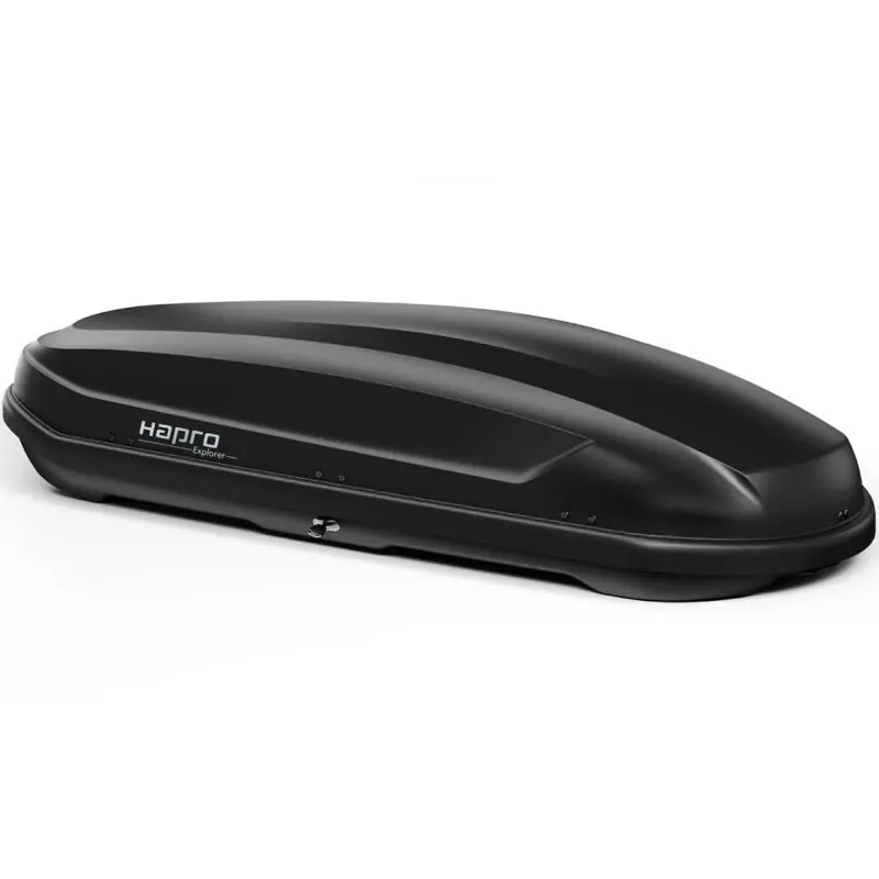 Autentický Střešní box Hapro Explorer 500 - objem 525l / oboustranné otevírání / antracit