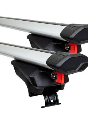 Vysoce Kvalitní Příčníky na integrované podélníky Aroso Löwe XL 127cm - aluminium / uzamykatelné / aero křídlo / rozšiřující sada