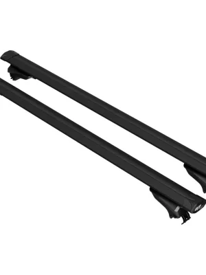 Příčníky na integrované podélníky GP Balance 110cm - aluminium / uzamykatelné / aero křídlo / černé / rozšiřující sada Jen Po Omezenou Doba