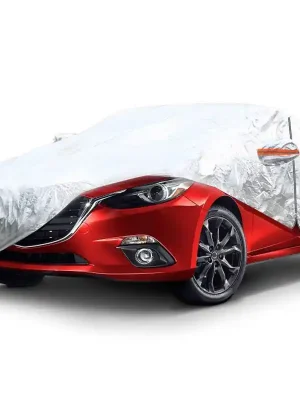 Jen Po Omezenou Doba Plachta na auto / autoplachta - osobní auta velikost XL / rozměry 530x180x120cm / stříbrná