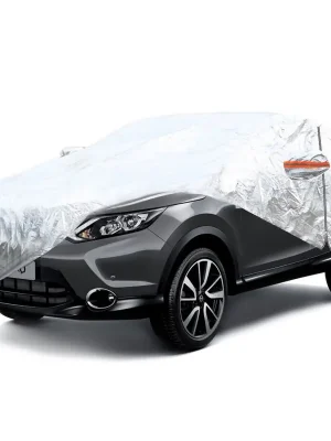 Ihned K Objednání Plachta na auto / autoplachta - SUV/VAN velikost XL / rozměry 510x185x150cm / stříbrná