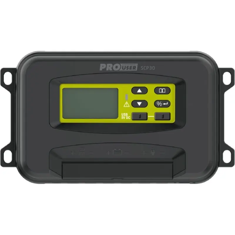PWM regulátor ProUser SPC30 30A 12V/24V - pro solární panely Časově Omezené
