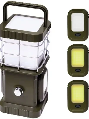 Nízká Cena Lampa / svítilna pro kemping - vestavěný Li-Ion akumulátor / 3 odnímatelné svítilny / ochrana proti komárům / USB / Power banka