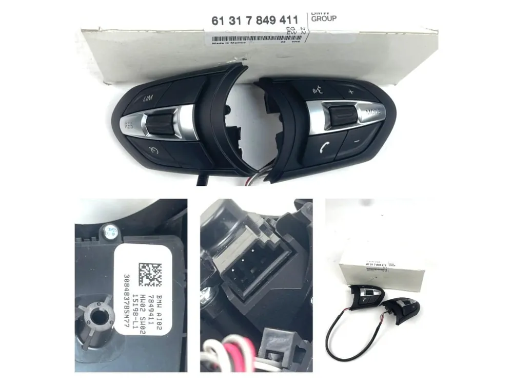 61317849411 / 7849411 BMW Spínač pro Multifunkční volant M-SPORT Víkendová Akce