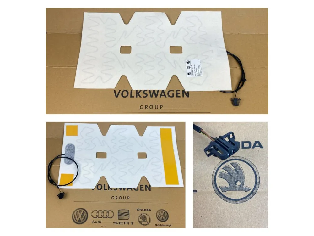 1Z0963557N ŠKODA OCTAVIA II Vyhřívací dečka pro přední sedadlo (opěradlo) Levný