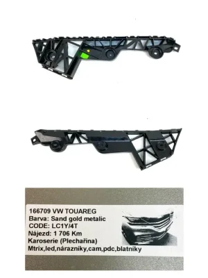 760807355B VW TOUAREG Vodící profil zadního nárazníku (vlevo) Kup Teď
