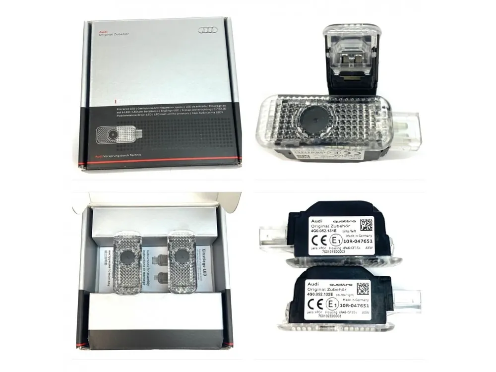 4G0052130H Sada LED AUDI QUATTRO osvětlení do dveří Nejlepší Cena